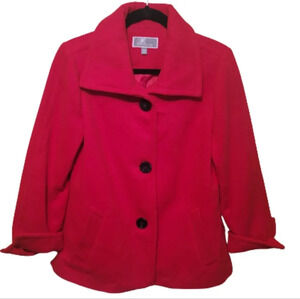 JM Collection Pea Coat  Petite.  NWOT